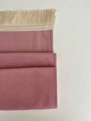 Kişiye Özel İsim Yazılı Pembe Kadife Seccade