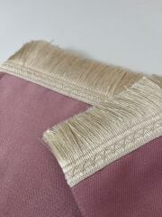 Kişiye Özel İsim Yazılı Pembe Kadife Seccade