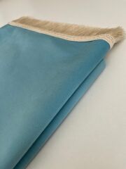 Kişiye Özel Açık Mavi Kadife Seccade – İsim Yazılabilir, Hediyelik Seccade Modeli