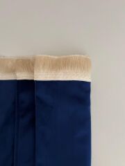 İsim Yazılabilir Lacivert Kadife Seccade – Kişiye Özel Hediyelik Namazlık