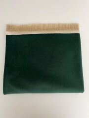 Kişiye Özel İsimli Yeşil Kadife Seccade – Hediyelik Lüks Namazlık