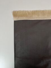 Kişiye Özel Gri Kadife Seccade – İsim Yazılı Lüks Namazlık