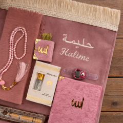 Pembe Seccade Set