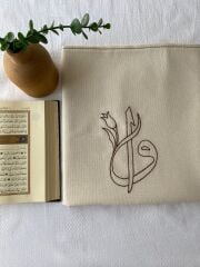 Elif Vav Desenli Keten Seccade