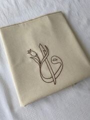 Elif Vav Desenli Keten Seccade