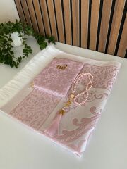 Pembe Tafta Hediyelik Set - Çeyizlik ve Özel Gün Hediyesi