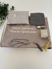 ÖĞRETMENLER GÜNÜ HEDİYELİK SET GRİ