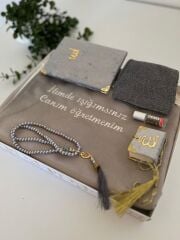 ÖĞRETMENLER GÜNÜ HEDİYELİK SET GRİ