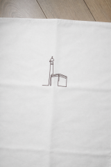 Krem Keten Seccade - Kabe Desenli