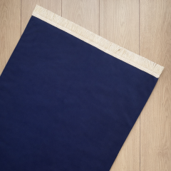 Lacivert Kadife Seccade