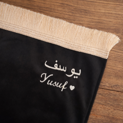 Siyah Kadife Seccade