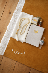 Hardal Sarısı Seccade Seti